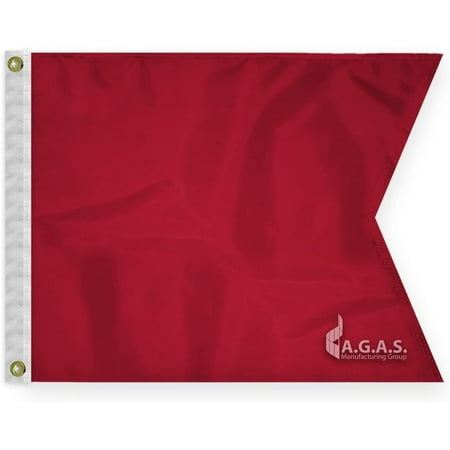 AGAS Bravo Code B Marine Signal Flag - Printed 200D Nylon - Canvas Header - Brass Grommets - Colorfast & Stitched Edges - Nautical Boat Flag - Naval Code Signal Flag.