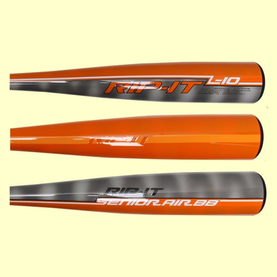 orange baseball bat
