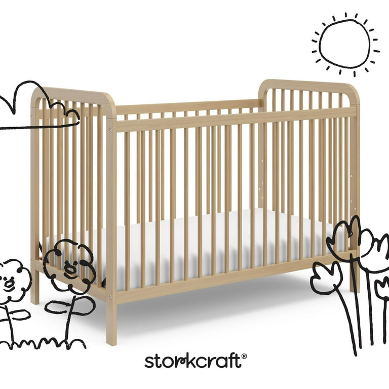 Storkcraft Pasadena 3-in-1 Convertible Baby Crib – GREENGUARD Gold