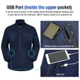 thumbnail image 3 of ARRIS Women`s Heated Fleece Jacket with Battery Electric Heating Coat Full Zip, 3 of 7