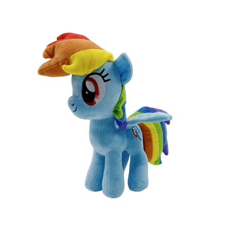 My Little Pony Rainbow Dash Plush – 12-Inch Animal Toy – Soft, Colorful, Cuddly Collectible for Kids, Girls, and Fans