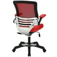 thumbnail image 3 of Modway Edge Vinyl Office Chair in Red, 3 of 4