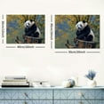 thumbnail image 6 of Acheng Happy Panda Cub Cute Animal Poster Print Art Picture 10749 Poster Canvas Prints Wall Art For Home Office Decorations  16x12inch, 6 of 6