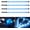 Blue, variant on 12V LED Underglow Lights for Motorcycle & Golf Cart - 4 Pcs Waterproof Neon Strips, Footwell Accent Lighting Kit for ATV, UTV, Scooter - Perfect for Night Riding