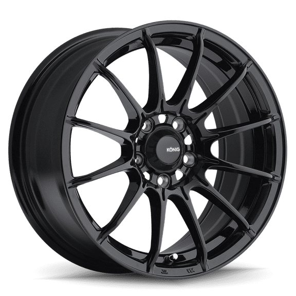 Konig 39B Dial In 15x8 4x100 25et Gloss Black Wheel