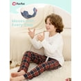 thumbnail image 4 of Pantalones de Pijama para Niños PATPAT a Cuadros Rojos y Negros Talla 5-6 Años, 4 of 6