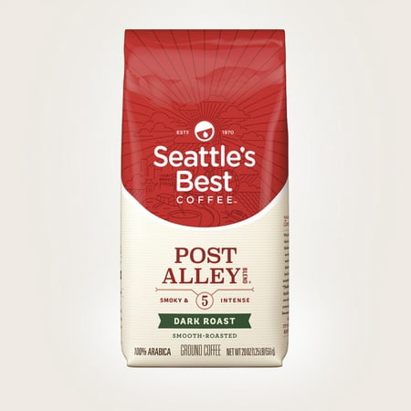 Seattle's Best Coffee Post Alley Blend (Previously Signature Blend No. 5) Dark Roast Ground Coffee, 20-Ounce (Green Coffee Usa Best Share)