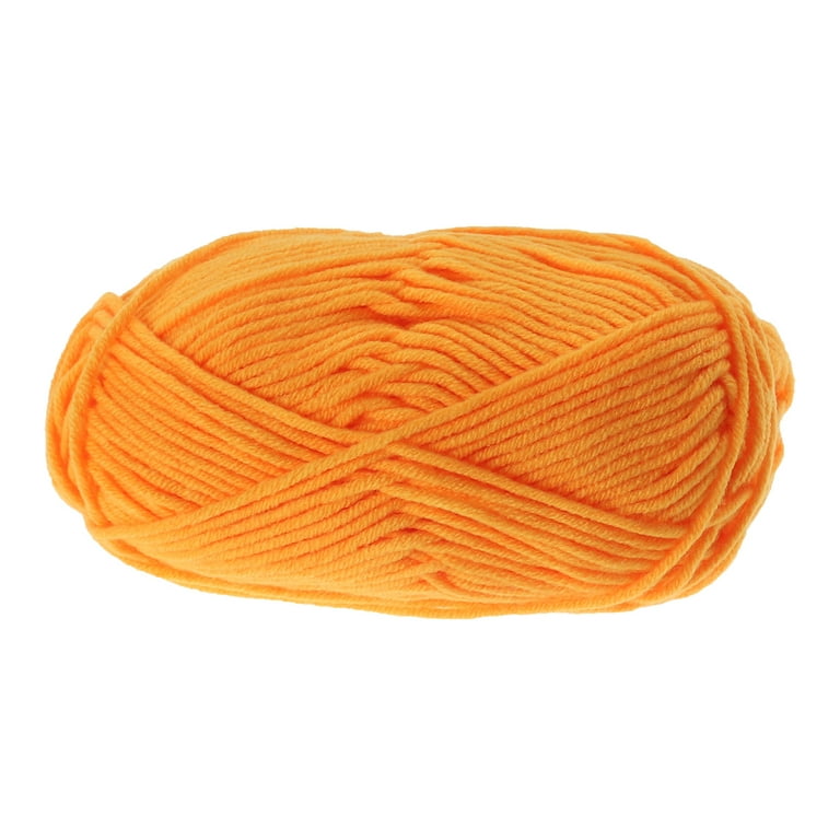 OUNONA 50g Milk Cotton Yarn Cotton Chunky Hand-woven Crochet Knitting Wool  Yarn Warm Yarn for Sweaters Hats Scarves DIY (Fruit Green) 