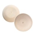 thumbnail image 1 of Cesta redonda fermentada de ratán, bola de pan de país, cesta a prueba de pruebas, panadero, #39, s, cesta de pan con cubierta de tela, 1 pieza, 25x8cm,11 Afortunado Sencillez, 1 of 5
