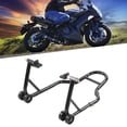 thumbnail image 1 of Front Rear Wheels Lift, Steel Rustproof Heavy Duty Motorcycle Paddock Stand Easy Maintenance  for Motorbike Replacement for, 1 of 7