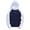Navy, variant on Hoodies for Men Color Block Hooded Sweatshirt with Pocket Men Sweatshirt Color Gray Size L