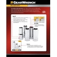 thumbnail image 2 of GearWrench 80149S - 1/4" Drive 6-Point 14mm Metric Semi-Deep Socket, 2 of 3