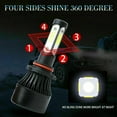 thumbnail image 5 of For Jeep Grand Cherokee 2005 2006 2007 2008 2009 2010 COB 6×LED Headlight Bulbs, 5 of 6