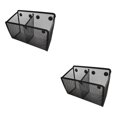 thumbnail image 2 of relayinert Magnetic Pencil Holder Black Mesh Basket Table Locker for Refrigerator 2 grid Small 2Set, 2 of 6