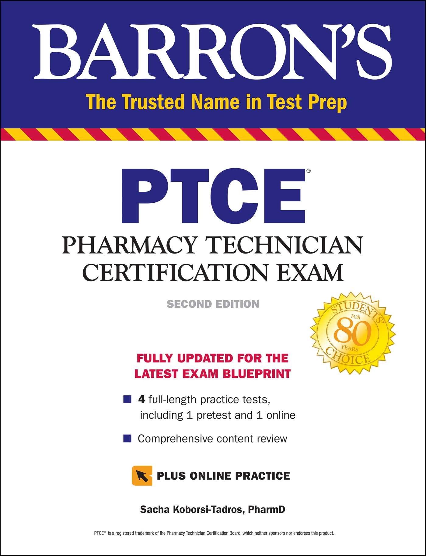 PTCE with Online Test : Pharmacy Technician Certification Exam ...