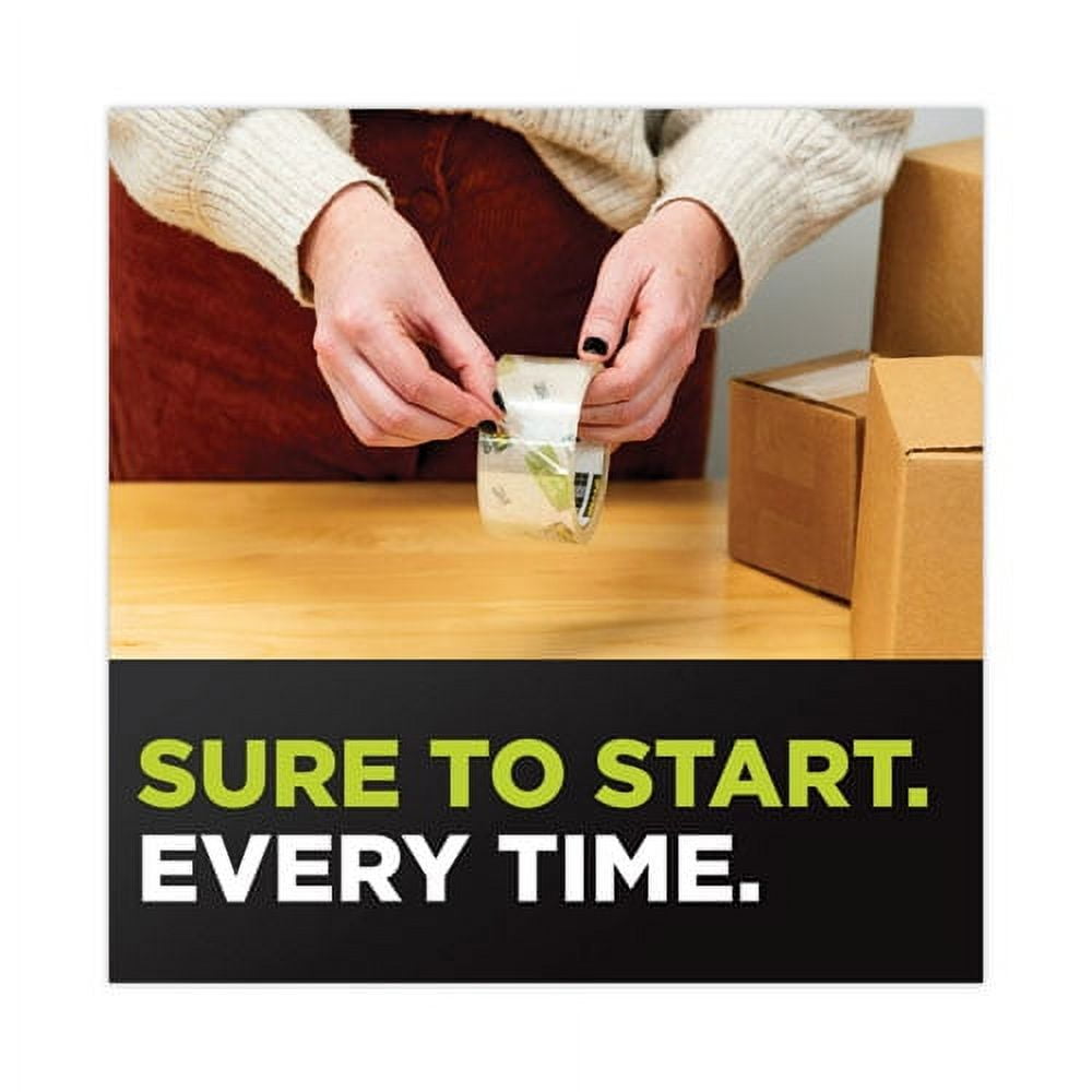 Sure Start Packaging Tape For Dp1000 Dispensers, 1.5" Core, 1.88" X 75 Ft, Clear, 6/pack | Bundle of 2 Packs