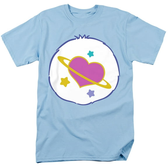 Care Bears Daydream Bear Belly Unisex Adult T Shirt, Light Blue, 2X-Large
