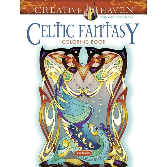 Adult Coloring Books: World & Travel Creative Haven Celtic Fantasy Coloring Book, (Paperback)