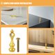 thumbnail image 3 of WEUVEB 10Ud Accesorios Para Muebles En Zinc Dorado Duradero Post End Cap Para Barandillas Interiores, 3 of 7