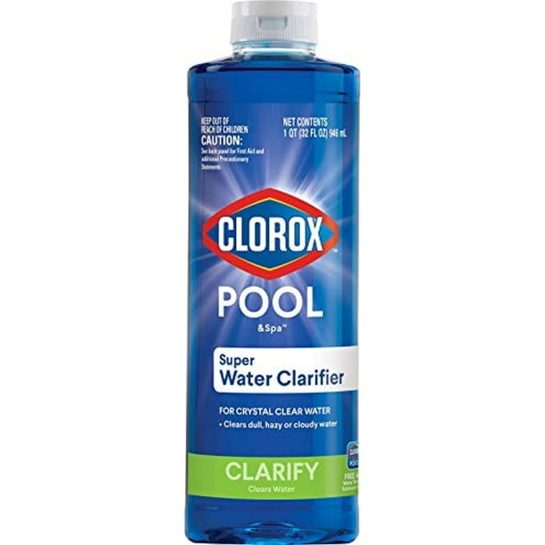 Clorox Pool&Spa Super Water Clarifier 32 oz- (for Use in Swimming Pools)