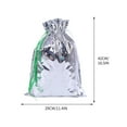 thumbnail image 3 of Clearance!Christmas Drawstring Gift Bags, 35PCS Merry Pouch Christmas Foil Gift Wrapping Sacks Pouches, drawstring Bags for Party Presents Treats Stocking Stuffers (35), 3 of 6