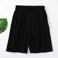 thumbnail image 2 of yillto Mens Big and Tall Pajamas Shorts Loose Soft Comfy Lounge Bottoms Elastic Waist Pjs Shorts, 2 of 3