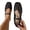 Black, variant on Woven Mesh Round Toe Hollow Out Ballet Flats for Women Buckle Strap Dress Casual Flat Shoes for Daily Outdoor and Summer Wear Brown 37
