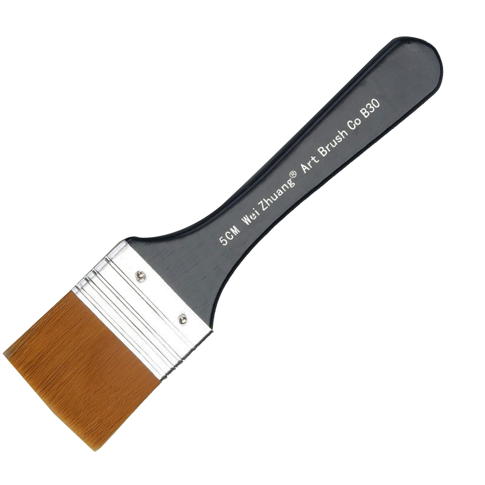 FAIOIN Artist Flat Paint Brush Large Wash Brush Set Nylon Hair for Gesso Varnishes Acrylic