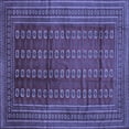 thumbnail image 1 of Ahgly Company Indoor Square Southwestern Blue Country Area Rugs, 7' Square, 1 of 4