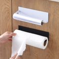 thumbnail image 5 of Piao Portarrollos De Papel, Portarrollos De Papel De Pared De Cocina, Portarrollos De Papel Sin Perforar, Portarrollos De Cocina De Metal, Portarrollos De Papel De Cocina Autoadhesivo, 5 of 5