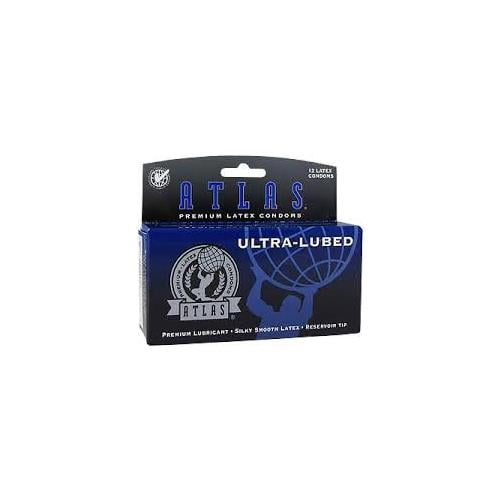 Atlas Premium Latex Condoms Ultra-lubed Reservoir Tip 12 Each - Walmart.com