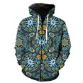 thumbnail image 1 of Sudadera con capucha y cremallera de estilo nacional retro para hombre, con estampado 3D para adolescentes, de gran tamaño, estilo hip hop, estilo Harajuku, divertida y genial, unisex., 1 of 6