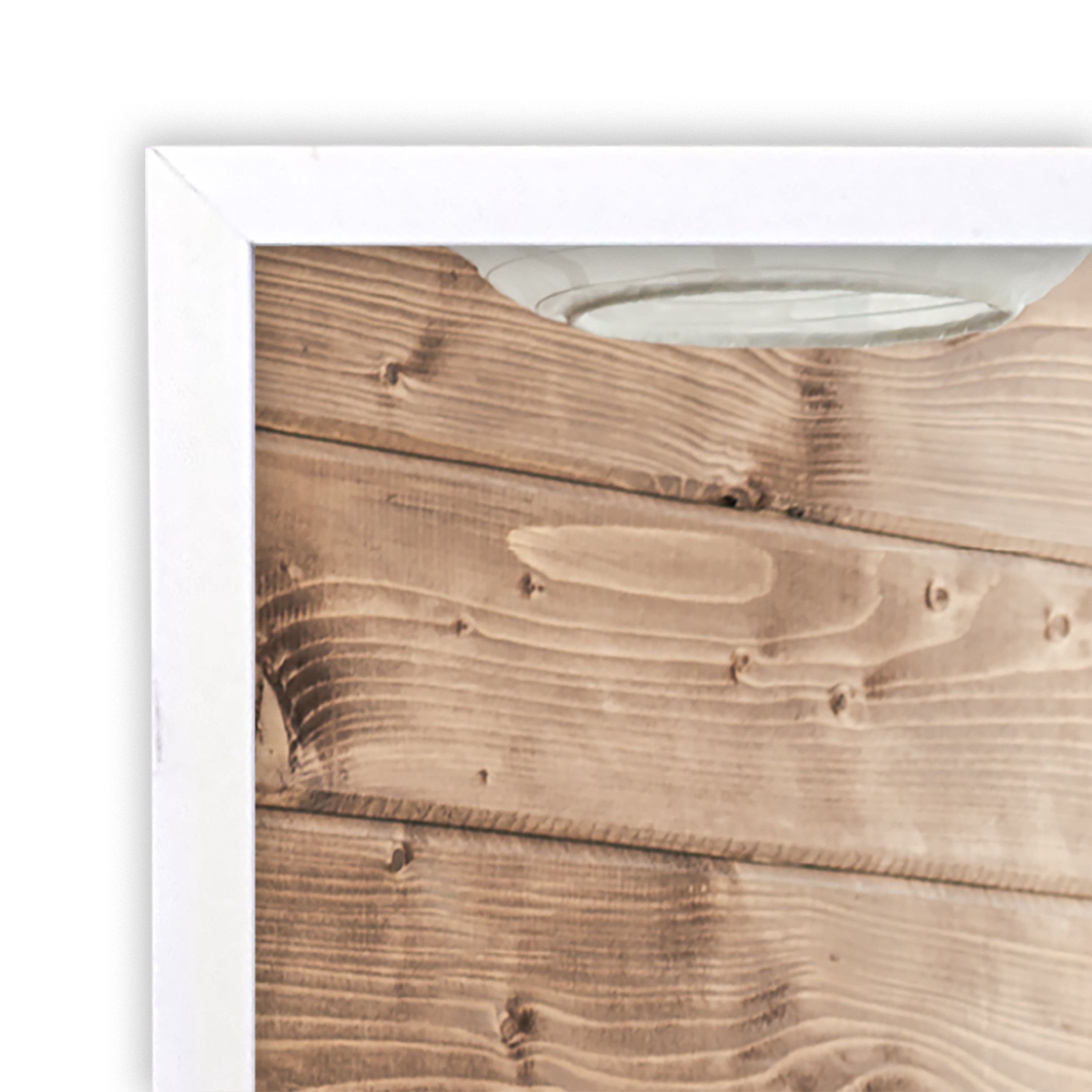 (1 pack) Mainstays Flat White 8x10 Gallery Picture Frame