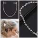 thumbnail image 3 of Peineta de boda con cadena para mujer, peineta de novia con diamantes de imitación, diadema, joyería para el cabello, decoración, 3 of 6