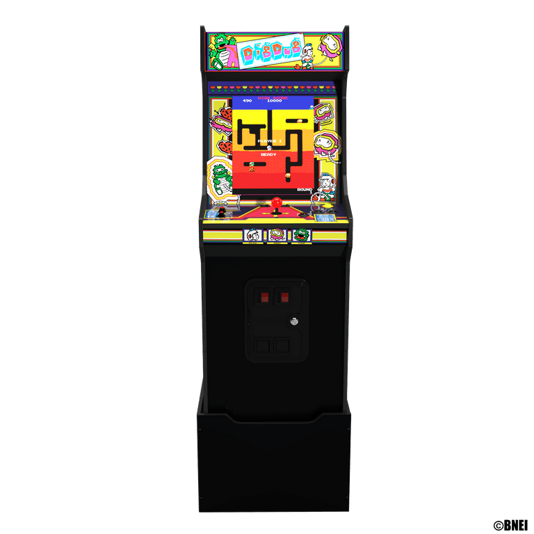 Arcade1UpBandai Namco Entertainment Legacy Edition Arcade Machine, 4-Foot  —12-in-1 Pac-Man Arcade Game Machine for Home, 17” Color LCD Screen