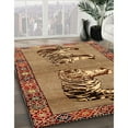 thumbnail image 2 of Ahgly Company Indoor Rectangle Traditional Gold Persian Area Rugs, 7' x 10', 2 of 6