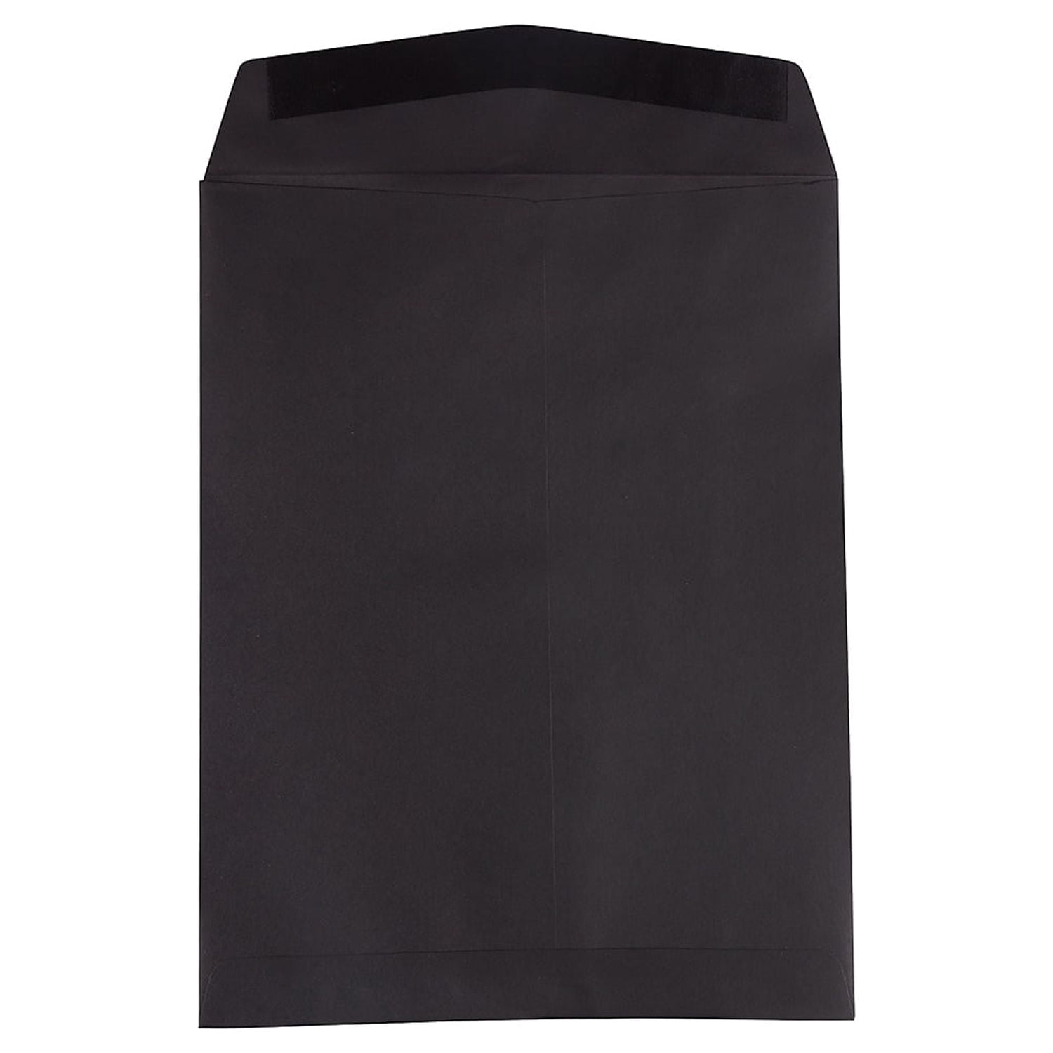JAM Paper 10 x 13 Open End Envelopes, Smooth Black, 50/Pack