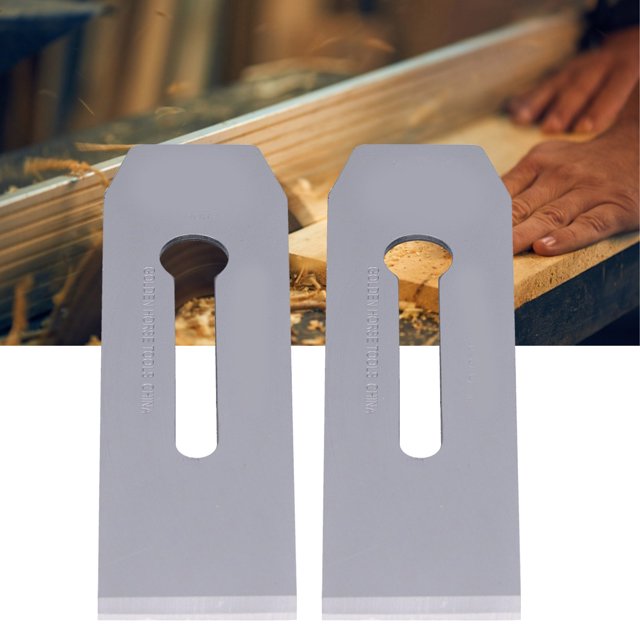 Edge Planer, No Curling Hand Planer Blades High Hardness Easy To Use for Woodworking Handwork