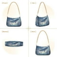 thumbnail image 7 of FORMRS Womens Shoulder Bag with Chain Strap Clutch Purse Cute Tote Handbag, Night Floating Whale, 7 of 7