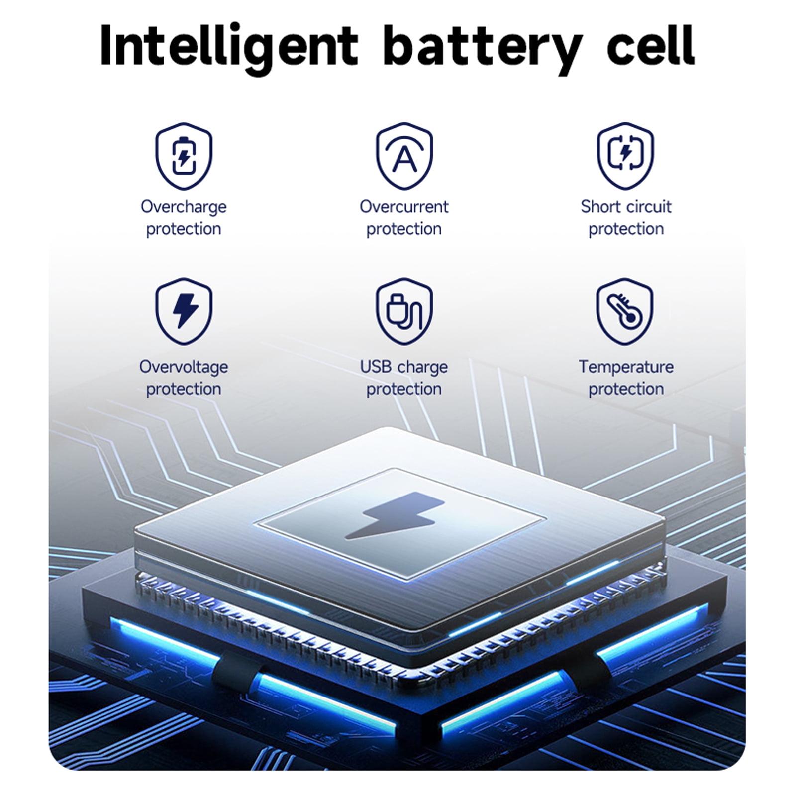Palogreen AAA Rechargeable Battery 10-Pack 1.2V Ni-MH Triple A Batteries 900mAh with Battery Case fot solar light