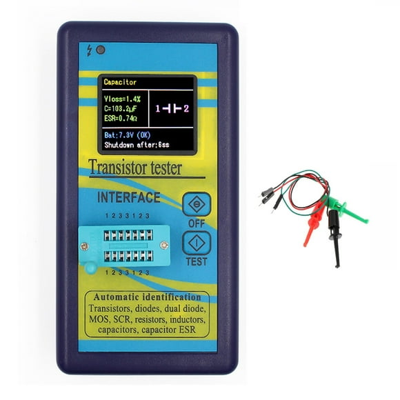 Bgsha LCR Meter Transistor Tester,Transistor Meter,Transistor Capacitor Tester
