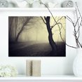 thumbnail image 1 of Old Looking Fall Forest Shoot - Landscape Photography Canvas Print, 1 of 3