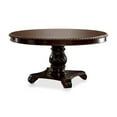 thumbnail image 2 of Furniture of America Ramsaran Wood Pedestal Dining Table in Brown Cherry, 2 of 9