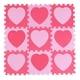 thumbnail image 2 of Juguete educativo, tapete de juego para bebé con patrón de corazón único de 9 piezas, confiable y duradero, 2 of 8