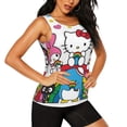 thumbnail image 2 of Lsque Sanrio Printed Workout Tank Tops for Women, Athletic Sports Tank Tops, Compression Sleeveless Dry Fit Shirts,Sleeveless Yoga Shirt-Small, 2 of 9
