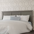 thumbnail image 1 of Madison King Solid Wood Panel Headboard in Grey, 1 of 5