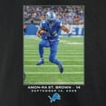 thumbnail image 4 of Men's Amon-Ra St. Brown Black Detroit Lions NFL Flash Features Week 2 T-Shirt, 4 of 4