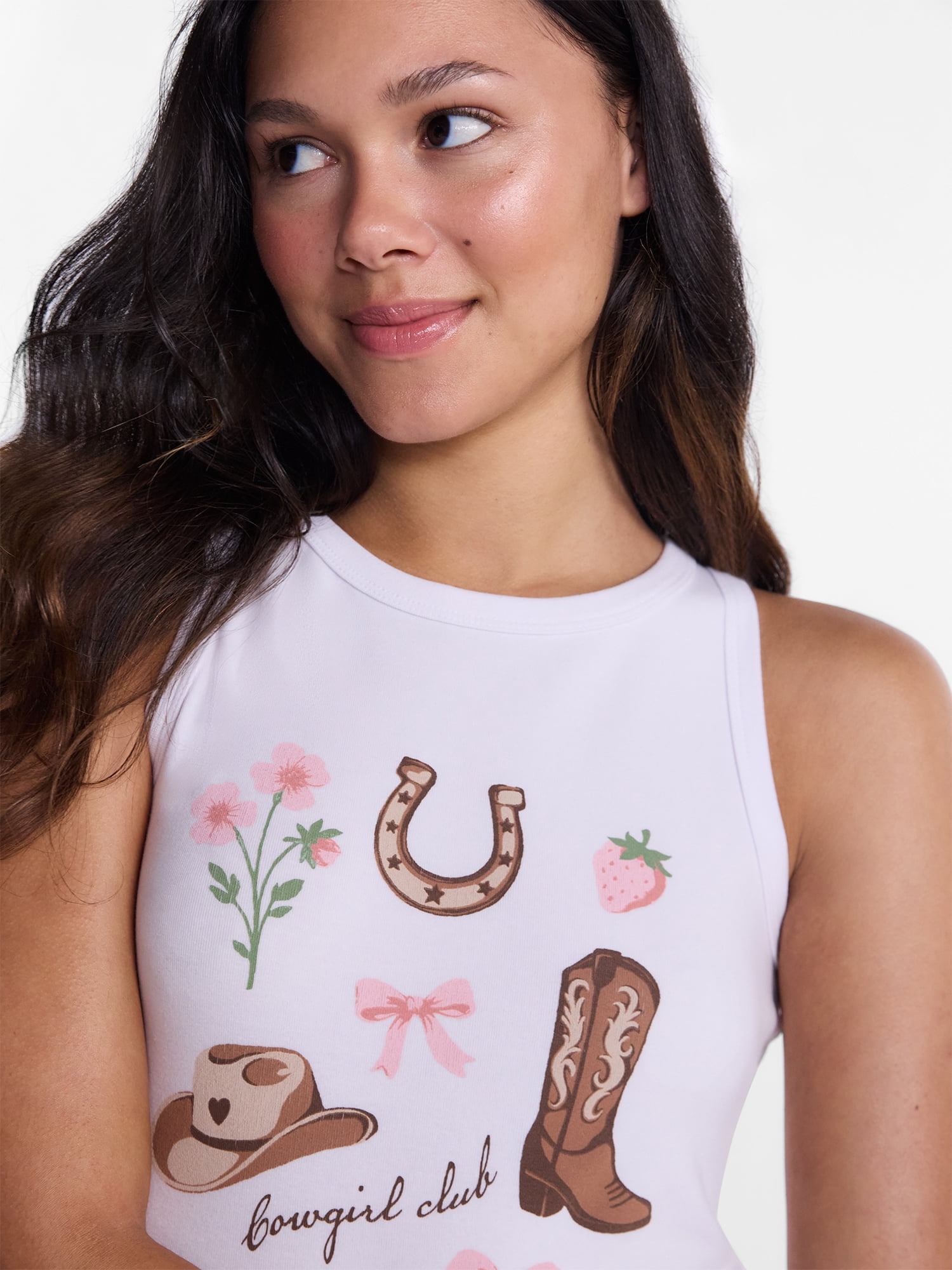 No Boundaries Sleepwear Ribbed Tank Top and Boxers Set from our Cloud Core Collection, 2 Piece, Women’s and Women’s Plus XXS-3X