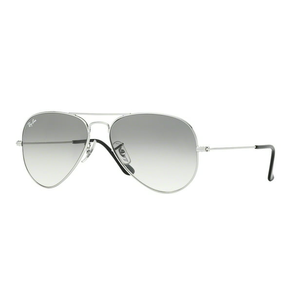 Ray-Ban RB3025 Aviator Large Metal Sunglasses - Size - 62 (Crystal Grey  Gradient) 