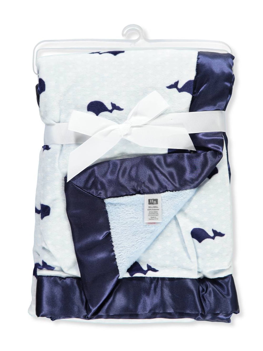 BABY BOY //GIRL SUPER SOFT REVERSIBLE BLANKET//WRAP IN PRESENTATION BOX